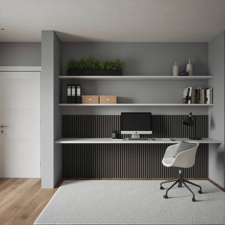 Kraus acoustic wall panel Alder Grey 1.2m, imported from the UK