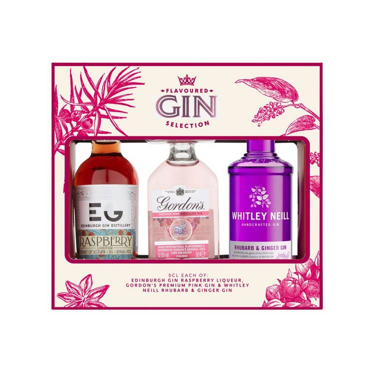 Blue Tree flavoured gin selection set 3x5cl (British brand)