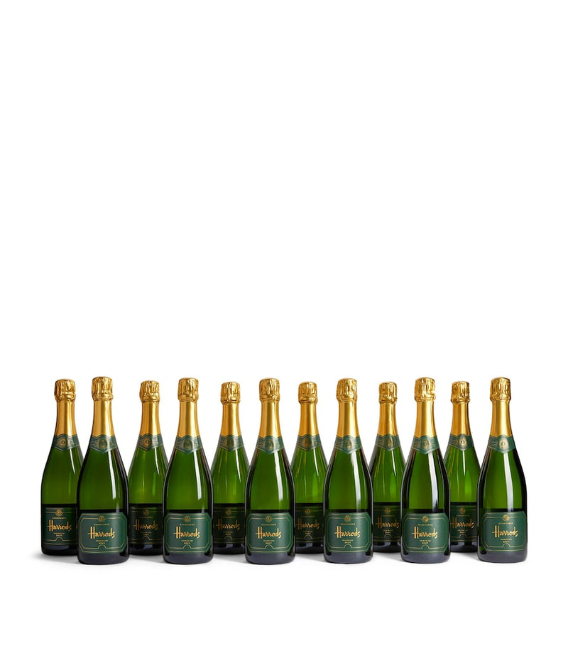 Harrods Brut Premier Cru Non-Vintage Champagne case of 12 bottles, UK version