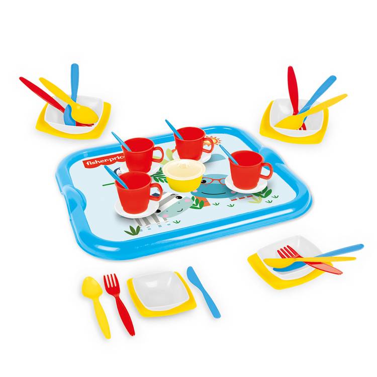 Fisher-Price tea and dinner set, UK version
