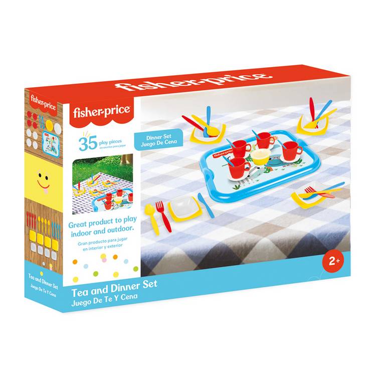 Fisher-Price tea and dinner set, UK version