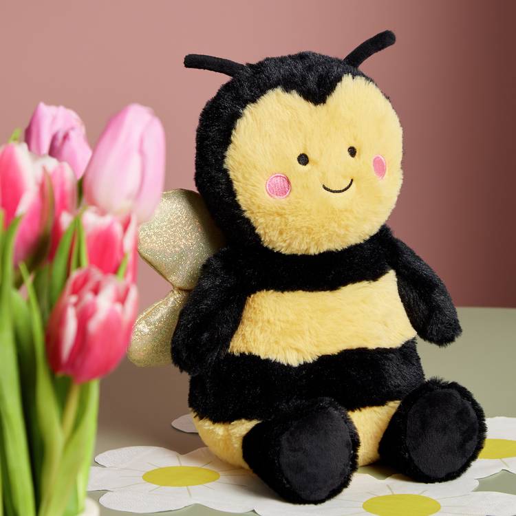 Argos Home bee soft toy 27cm (British brand)
