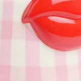 Argos Home gingham lips mug 270ml, UK version