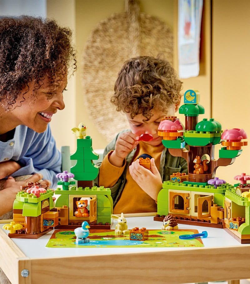 Lego DUPLO Discovery Forest building toy with wild animals 131 pieces - British product