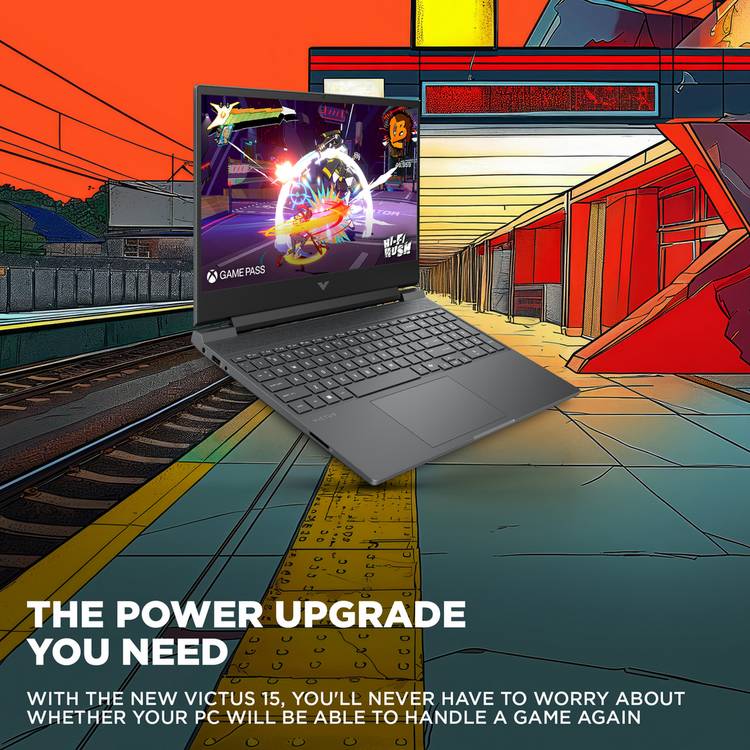 HP Victus gaming laptop 15.6in RTX 3050, imported from the UK