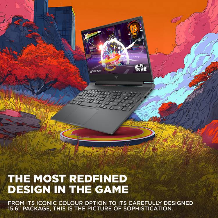 HP Victus gaming laptop 15.6in RTX 3050, imported from the UK