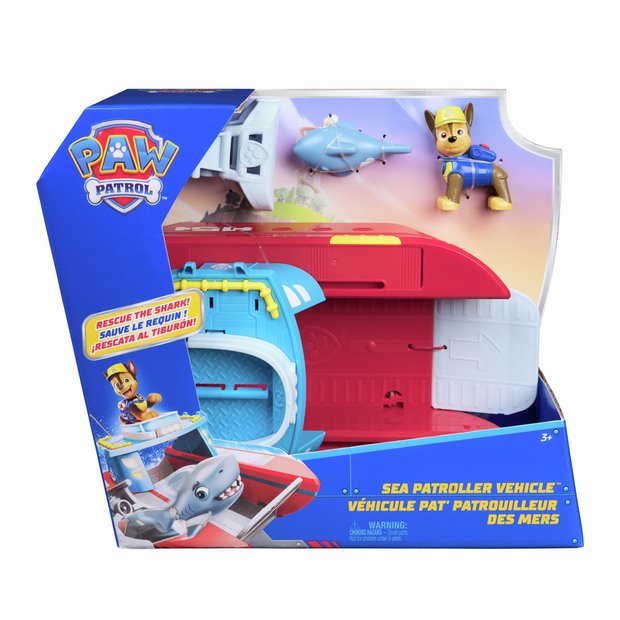 Paw Patrol Sea Patroller vehicle playset (British brand)