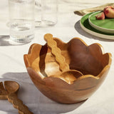 Argos Habitat Wooden Scalloped Salad Bowl- Buy online at McGrocer