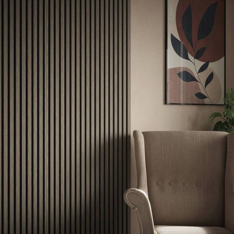 Kraus acoustic wall panel Alder Grey 2.4m (British brand)