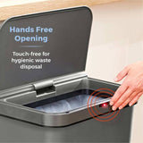 Tower grey sensor bin 50 litre, imported from the UK