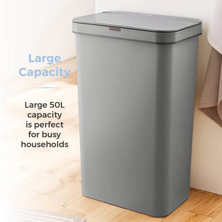 Tower grey sensor bin 50 litre, imported from the UK