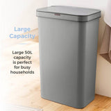 Tower grey sensor bin 50 litre, imported from the UK