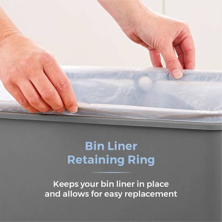 Tower grey sensor bin 50 litre, imported from the UK