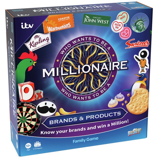 Family board game Who Wants To Be A Millionaire, imported from the UK