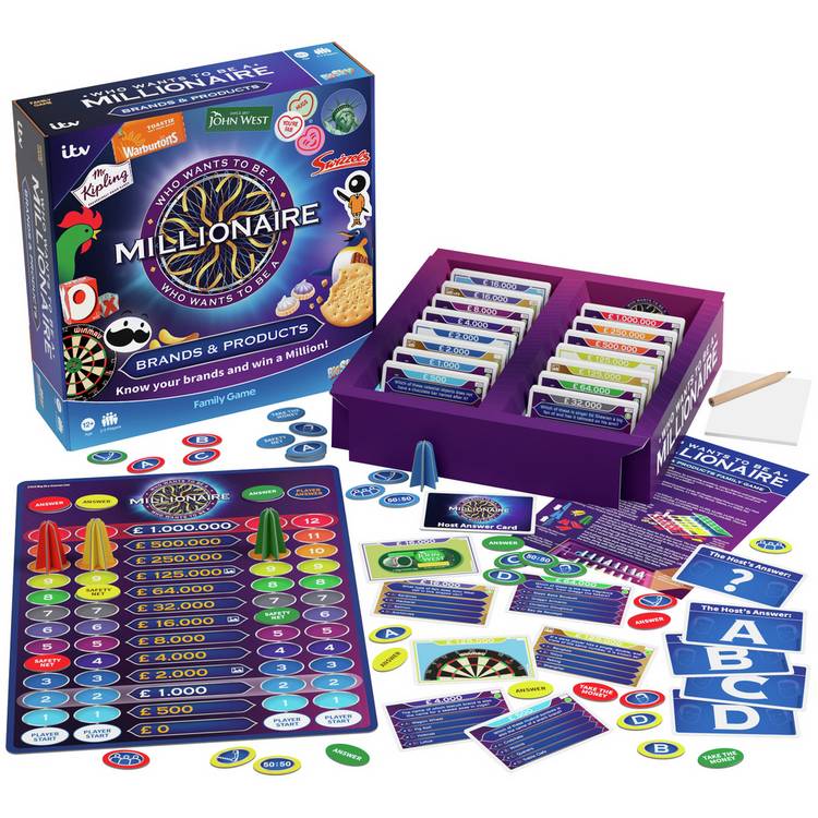 Family board game Who Wants To Be A Millionaire, imported from the UK