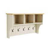 Argos Habitat Bournemouth 90cm Floating Shelf with Hooks - Beige- Buy online at McGrocer