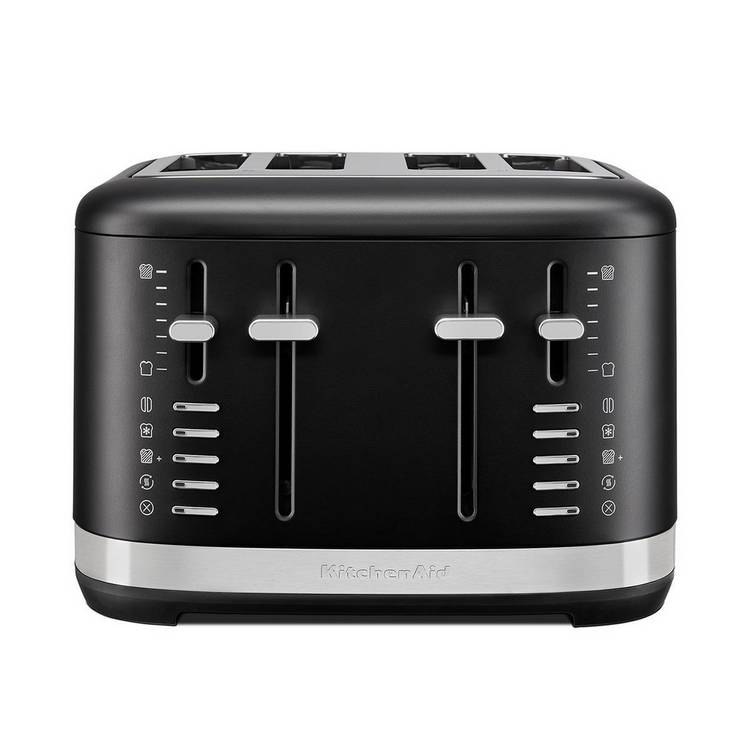 KitchenAid 4 slice toaster matte black, UK version