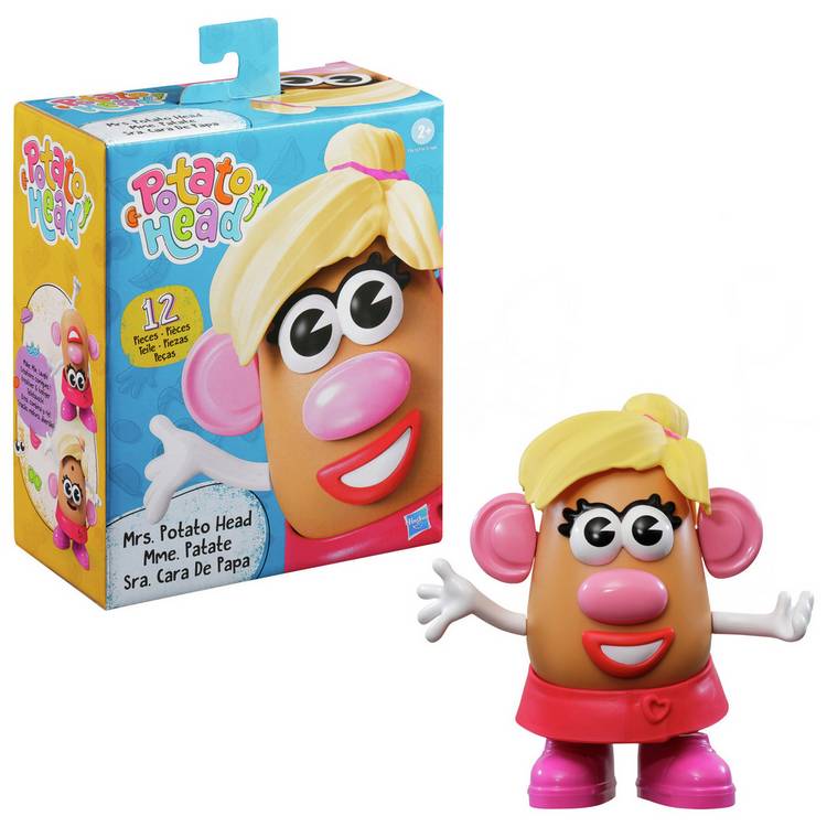 Mrs Potato Head classic toy with 12 mix and match parts (British brand)
