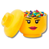 LEGO Storage Head Girl 27cm, imported from the UK