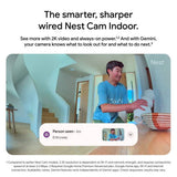 Google Nest Cam Indoor 3rd Gen wired security camera - British product