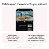 Google Nest Cam Indoor 3rd Gen wired security camera - British product