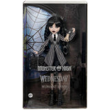 Monster High Wednesday Addams collectable doll in uniform (British brand)