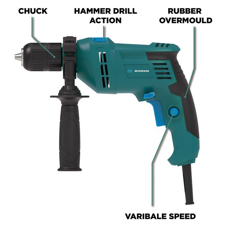 McGregor 600W impact drill (British brand)
