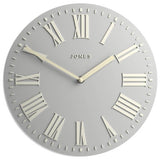 Jones Clocks Regal wall clock dove grey 30cm - British product