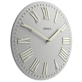 Jones Clocks Regal wall clock dove grey 30cm - British product