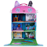 Gabby's Dollhouse plush dollhouse playset with two plush cats 40cm, imported from the UK