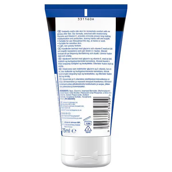 Neutrogena Norwegian Formula Hand Cream 75ml, imported from the UK