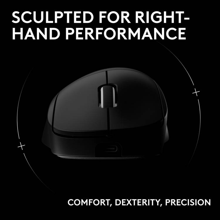 Logitech PRO X SUPERLIGHT 2 DEX wireless gaming mouse (British brand)