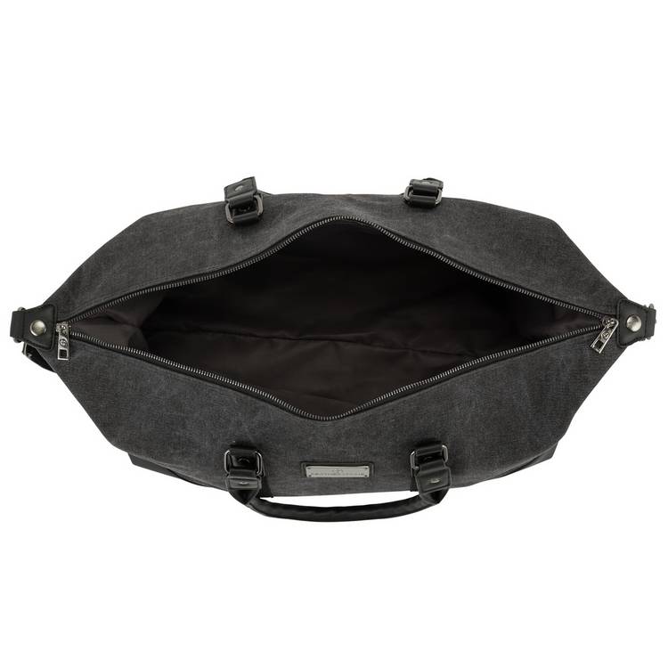 Featherstone weekend bag black canvas, UK version