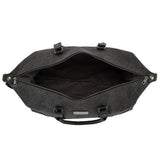 Featherstone weekend bag black canvas, UK version