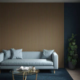 Argos Kraus Medium Oak Acoustic Wood Veneer Wall Panel 60cm x 2.4m- Buy online at McGrocer