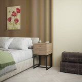 Kraus acoustic wood veneer wall panel Medium Oak 2.4m - British product