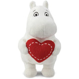 Moomins World standing soft toy heart 6.5 inches, imported from the UK
