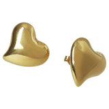 Argos Liars & Lovers Stainless Steel Gold Tone Heart Stud Earrings- Buy online at McGrocer
