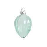 Argos Home pack of 4 egg shaped glass hanging decorations, UK version