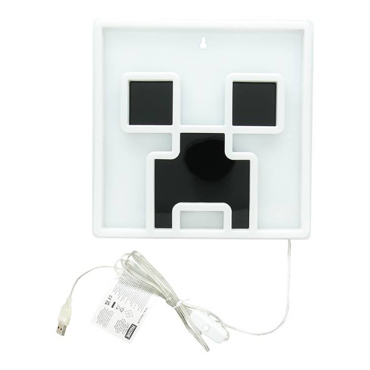 Minecraft Creeper LED wall light 25cm (British brand)