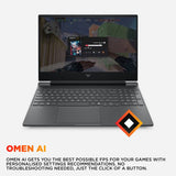 HP Victus 15.6-inch gaming laptop with AMD Ryzen 7 and RTX 4050 - British product