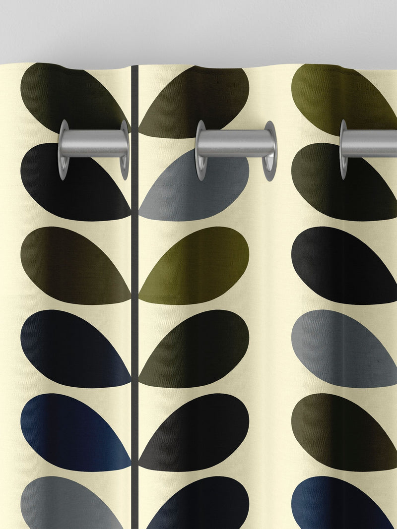 Orla Kiely Green Stem made to measure curtain - British product