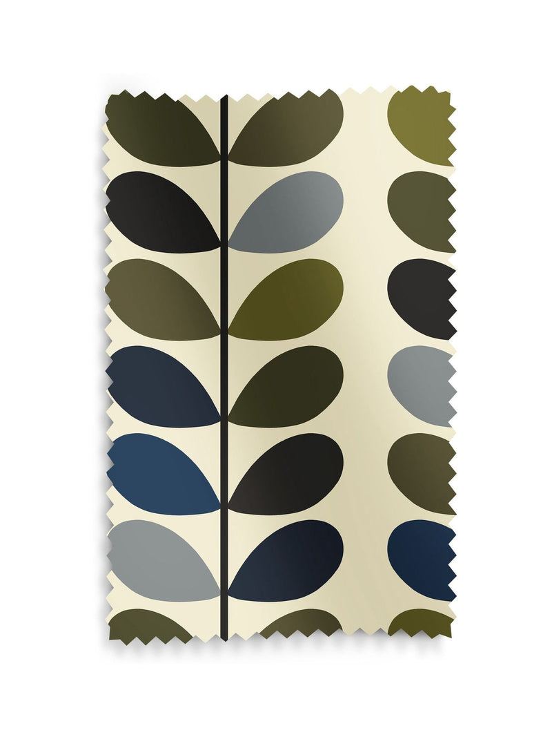 Orla Kiely Green Stem made to measure curtain - British product