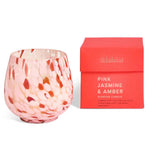 Habitat confetti glass candle Pink Jasmine & Amber, imported from the UK