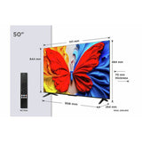 TCL 50-inch QLED Full HD TV 50S5K-UK, imported from the UK