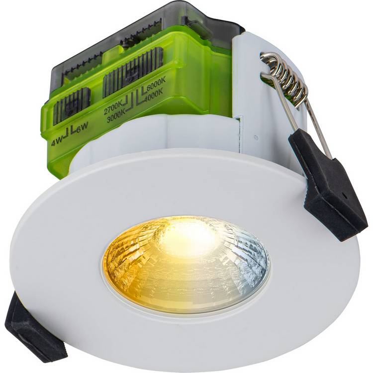 Luceco Ftype MK2 fire rated LED downlight - British product