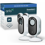Argos Arlo Essential 3 2K Indoor Wired Security Camera Pack of 2- Buy online at McGrocer