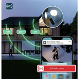 Arlo 2K wired floodlight security camera pack of 2 - British product