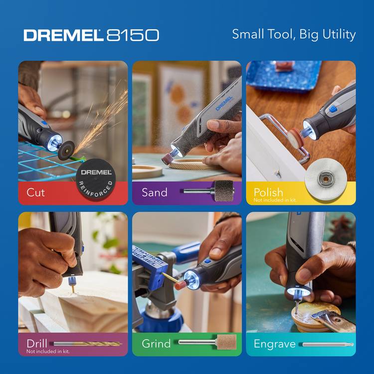 Dremel 8150 brushless multi tool cordless rotary, imported from the UK