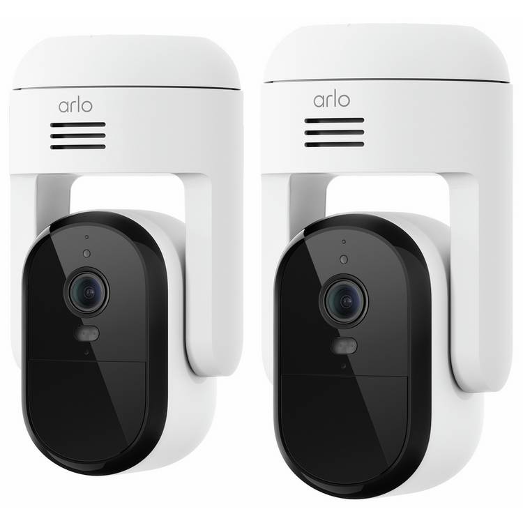 Arlo Essential PTZ 2K outdoor security camera 2-pack (British brand)